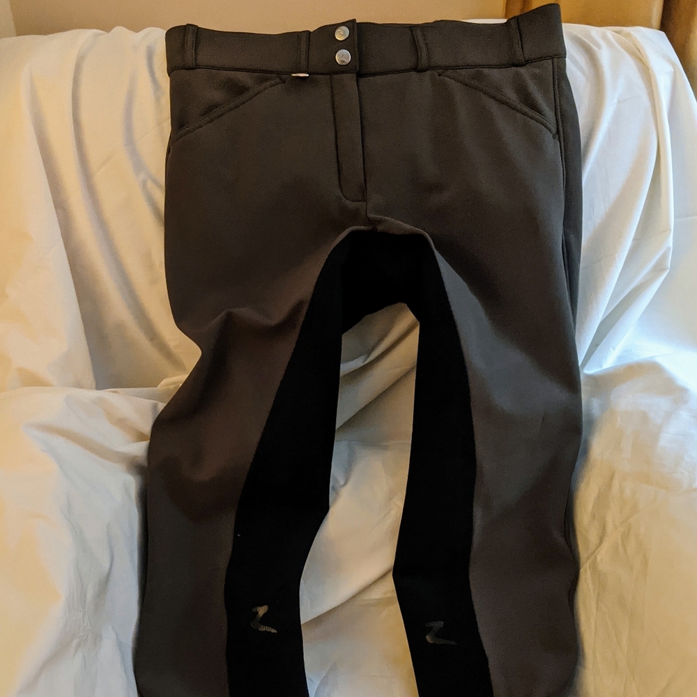 Horze fleece lined full seat ridin tights breeches